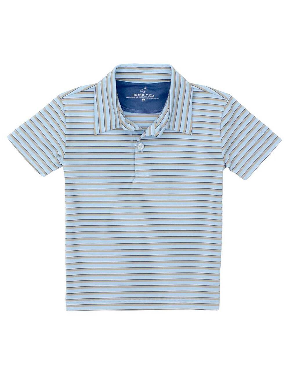 NEW PROPERLY TIED boys watersound polo in blue
